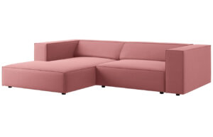 Cosmopolitan Design Sametová rohová pohovka Arendal 224 cm