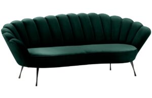 Cosmopolitan Design Sametová pohovka Kingston 224 cm