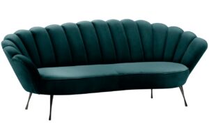 Cosmopolitan Design Sametová pohovka Kingston 224 cm