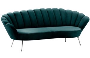 Cosmopolitan Design Sametová pohovka Kingston 224 cm