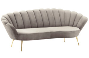 Cosmopolitan Design Sametová pohovka Kingston 224 cm