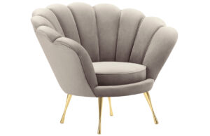 Cosmopolitan Design Sametové křeslo Kingston