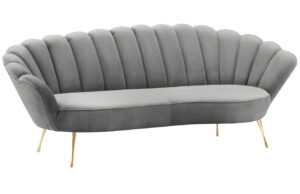 Cosmopolitan Design Sametová pohovka Kingston 224 cm