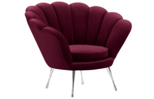 Cosmopolitan Design Sametové křeslo Kingston