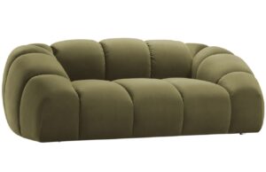 Micadoni Sametová pohovka Diana 214 cm