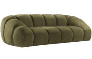 Micadoni Sametová pohovka Diana 254 cm