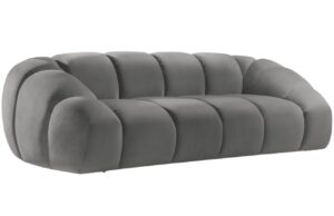 Micadoni Sametová pohovka Diana 254 cm