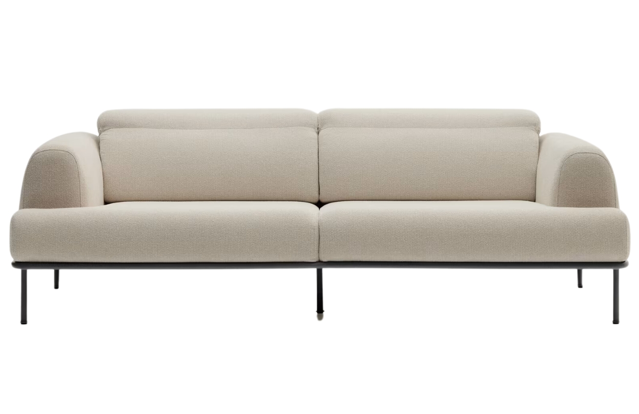 Kave Home Béžová pohovka Aurum II. 234 cm