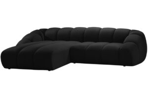 Micadoni Sametová rohová pohovka Diana 334 cm