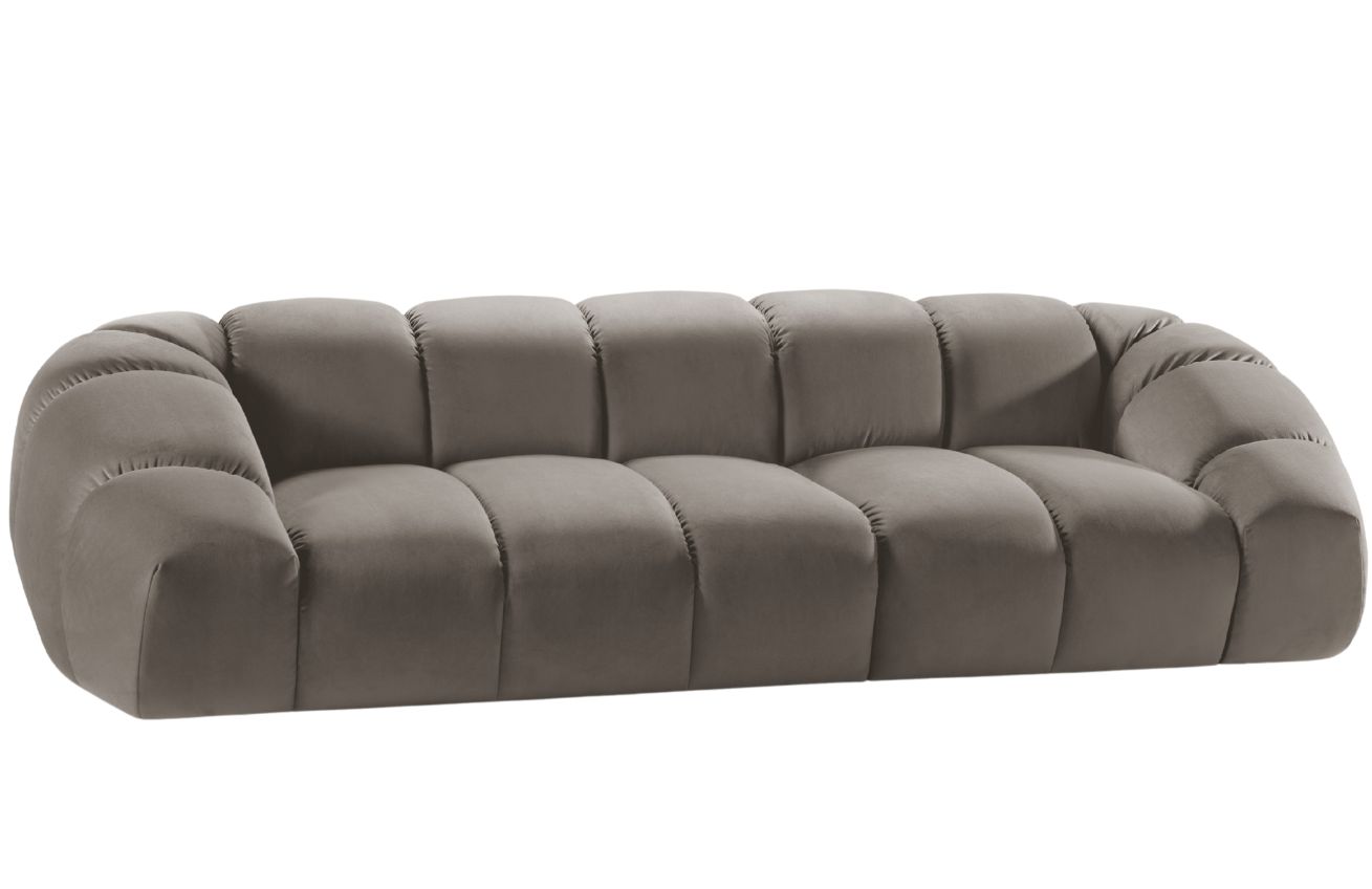 Micadoni Sametová pohovka Diana 294 cm