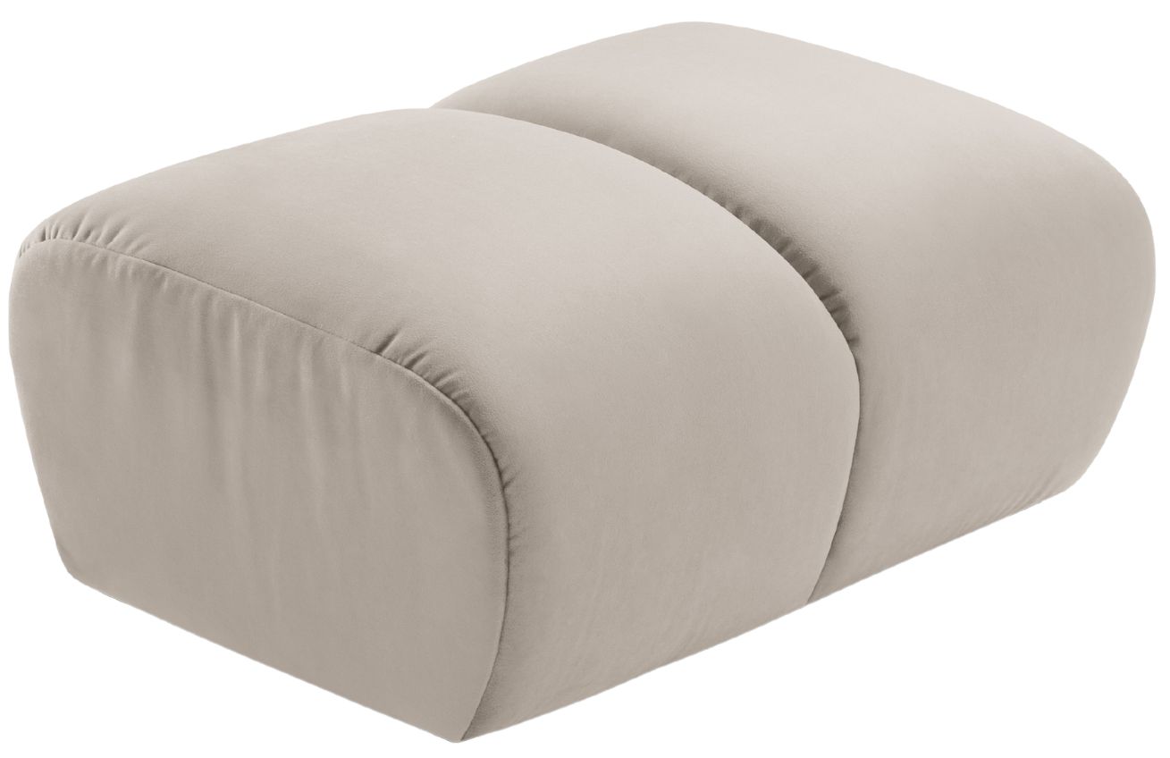 Micadoni Sametová podnožka Diana 82 x 60 cm