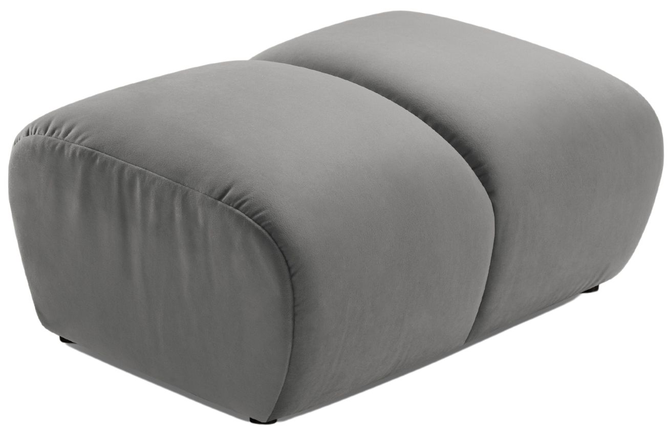 Micadoni Sametová podnožka Diana 82 x 60 cm