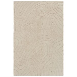 Jotex Béžový bavlněný koberec SHIV 200 x 300 cm