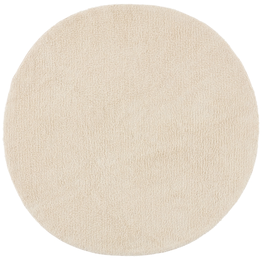 Jotex Krémově bílý kulatý koberec ALDO 200 cm