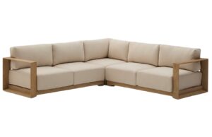 Kave Home Zahradní rohová pohovka Ambra 248 cm