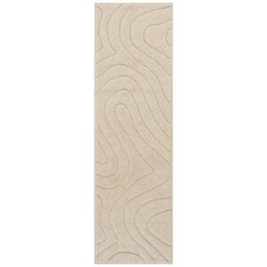 Jotex Béžový bavlněný běhoun SHIV 70 x 250 cm