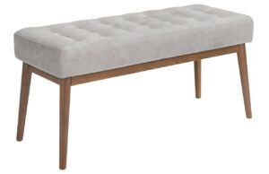Šedá čalouněná lavice Angel Cerdá No. 5107