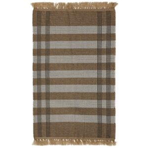 Béžovo-hnědý zahradní koberec Kave Home Barani 60 x 90 cm