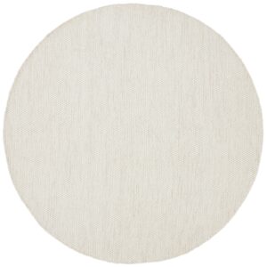 Jotex Krémově bílý kulatý koberec ZIGGY 200 cm