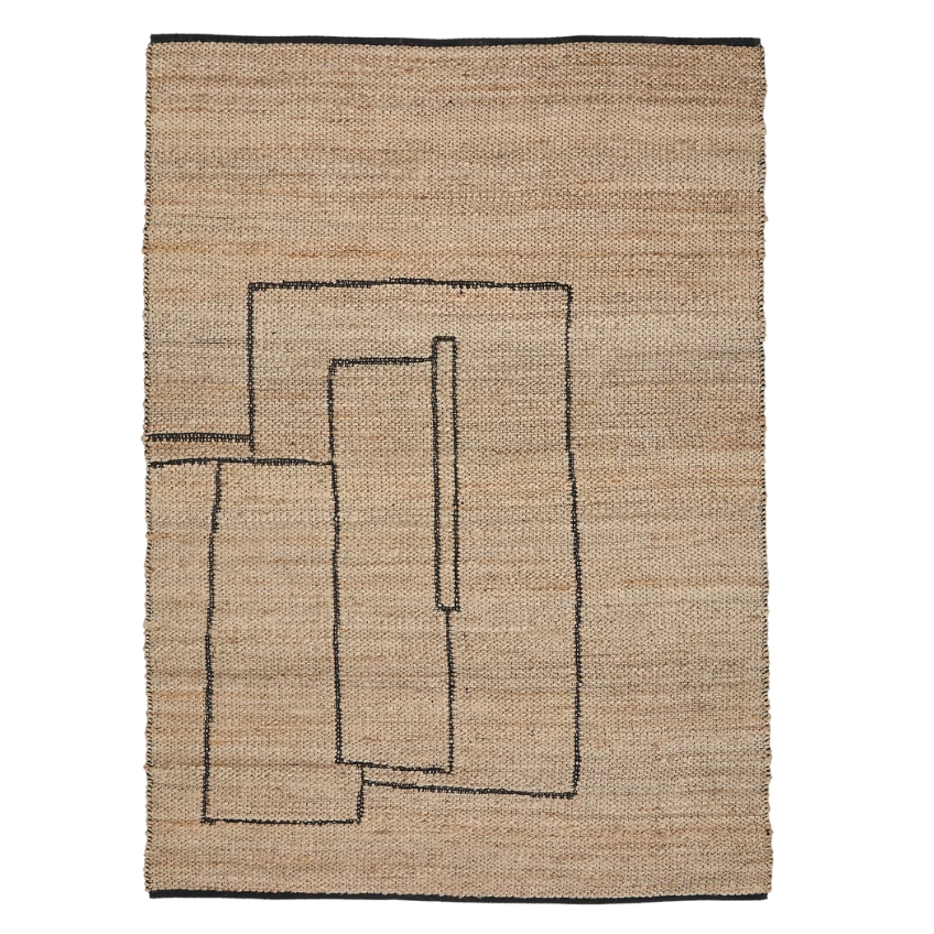 Jutový koberec Kave Home Velira 160 x 230 cm