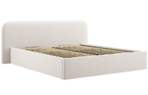 Micadoni Sametová postel Elizabeth 160 x 200 cm s úložným prostorem