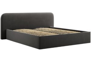 Micadoni Sametová postel Elizabeth 180 x 200 cm s úložným prostorem