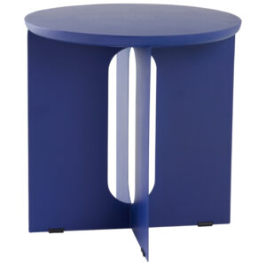 Jotex Modrý kovový odkládací stolek THUSIS 51 cm