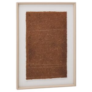 Hnědý abstraktní obraz Kave Home Durkan 70 x 50 cm