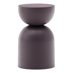 Fialový kovový odkládací stolek Kave Home Rachell 30