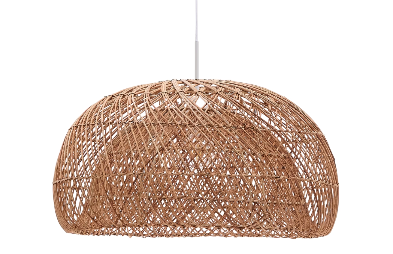 Ratanové závěsné stínidlo Kave Home Isora 60 cm
