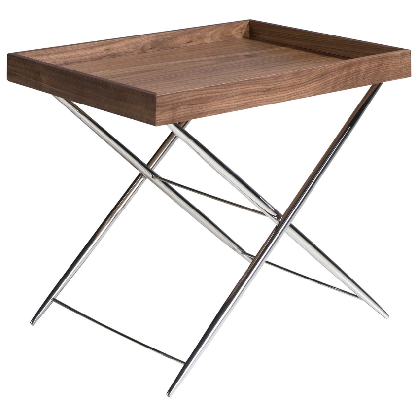 Ořechový odkládací stolek Angel Cerdá No. 2034