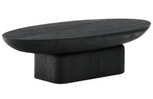 Kave Home Dřevěný konferenční stolek Ovak 140 x 70 cm