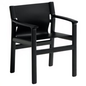 Kave Home Kožená jídelní židle Jan