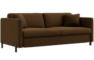 Micadoni Sametová rozkládací pohovka Gloria 202 cm