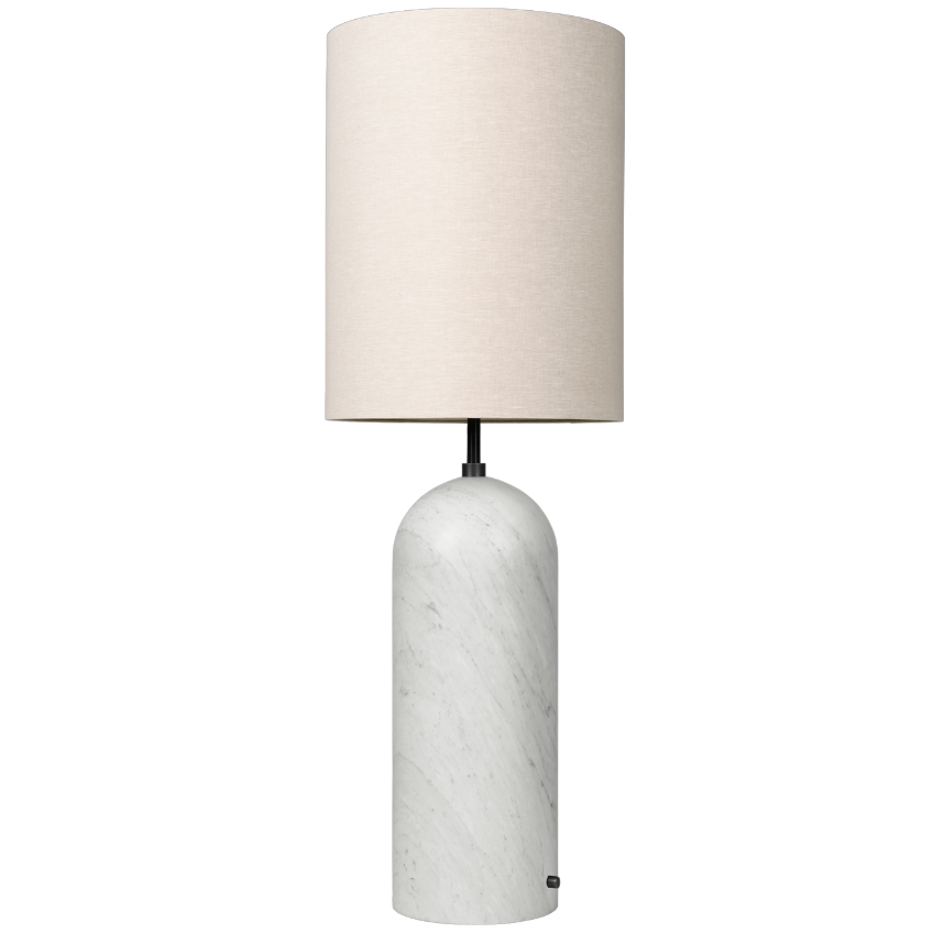 GUBI Mramorová stojací lampa Gravity 130 cm