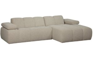 WOOOD Bouclé rohová pohovka Mojo 284 cm