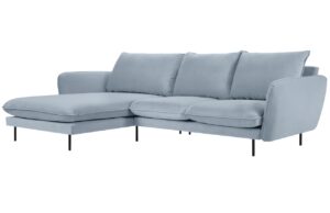 Cosmopolitan Design Sametová rohová pohovka Vienna 255 cm