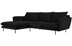 Cosmopolitan Design Sametová rohová pohovka Vienna 255 cm