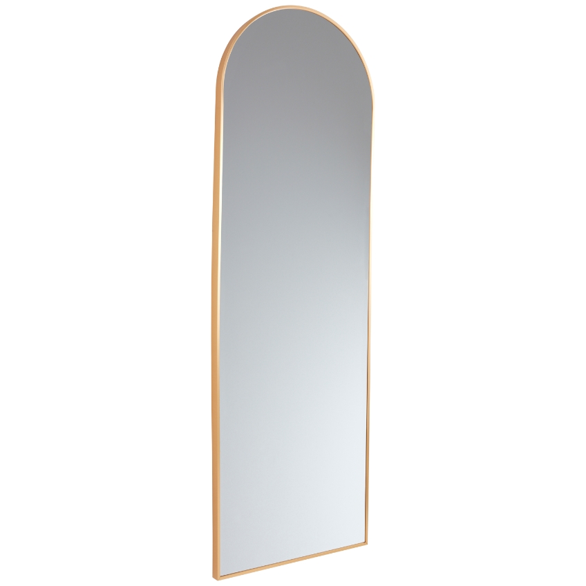 Jotex Zlaté kovové závěsné zrcadlo BOWER 150 x 50 cm