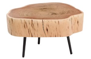 Kave Home Dřevěný konferenční stolek Tavine 49 x 47 cm