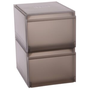 Joseph Joseph Set dvou šedých plastových úložných boxů na boty Shoecase