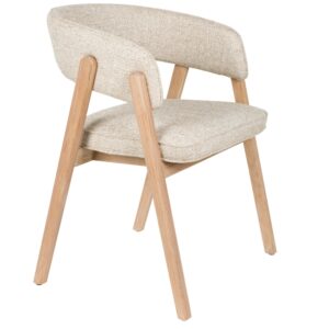 Béžová jídelní židle ZUIVER BRIGHT