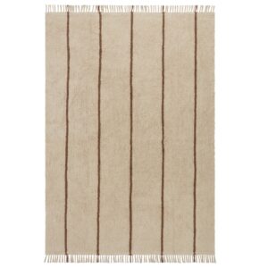 Jotex Béžovo-hnědý bavlněný koberec JASMINE 200 x 300 cm
