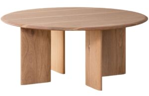 Micadoni Dubový konferenční stolek Aggie 90 cm