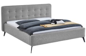 Šedá postel Meise Möbel Vigo 180 x 200 cm