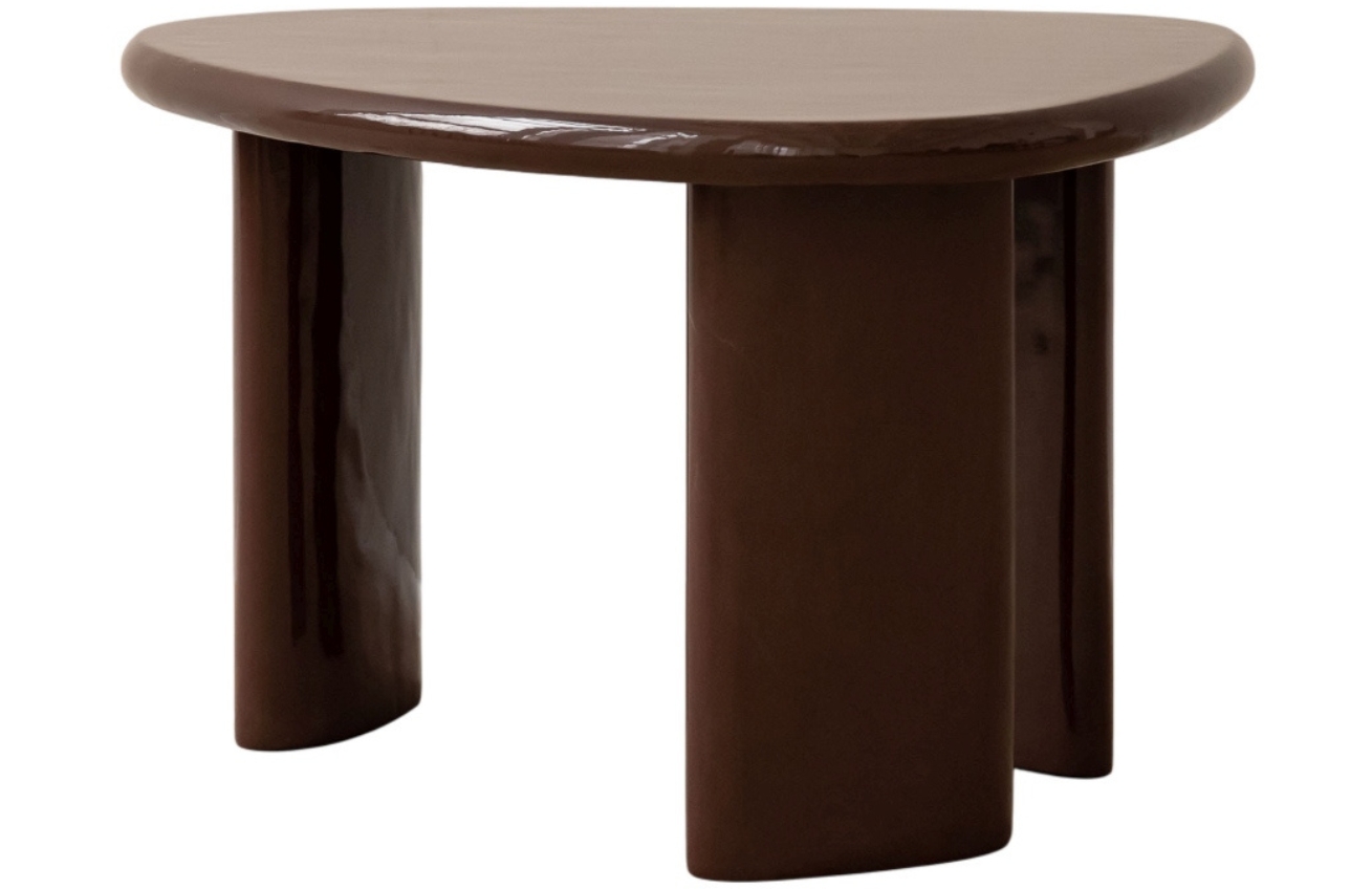 Micadoni Hnědý konferenční stolek Lawrence 71 x 56 cm