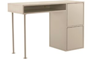 Jotex Béžový lakovaný pracovní stůl KIPP 120 x 45 cm