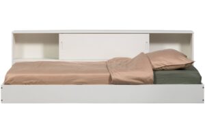 WOOOD Bílá dřevěná postel Carter 90 x 200 cm