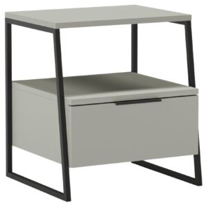 Marckeric Zelený lakovaný noční stolek Velia 45 x 40 cm