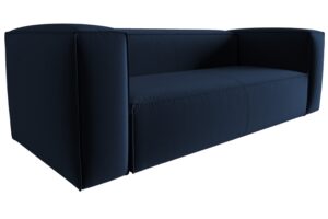 Cosmopolitan Design Královsky modrá sametová trojmístná pohovka Mackay 200 cm